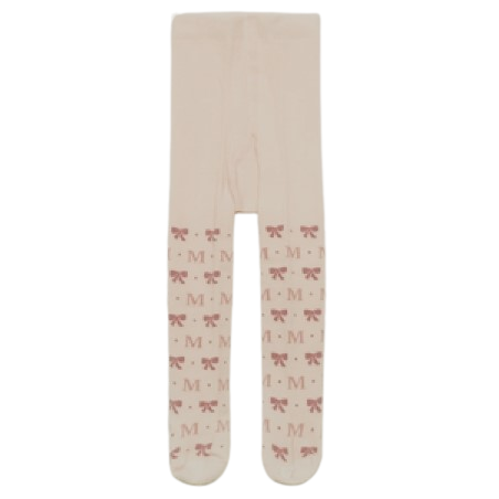 Collant con Logo Caldo Cotone Monnalisa Bebè