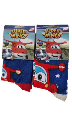 Super Wings Calzini Bambino Blu/Rosso