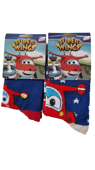 Super Wings Calzini Bambino Blu/Rosso