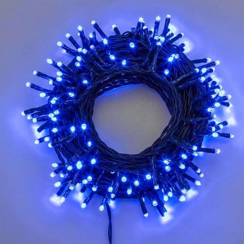 Catena lineare natalizia MiniLED da Ø 3 mm con 8 giochi di luce