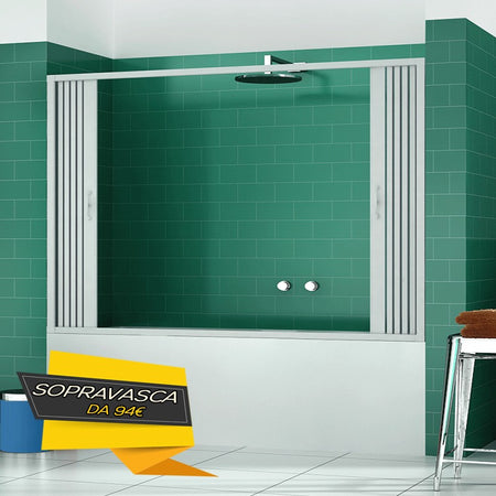 Sopra vasca in pvc con ingresso centrale due ante