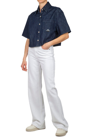 Roy Roger's Roy Rogers - Camicia - 450874 - Denim scuro da donna