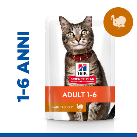 Hill's Mantenimento umido Gatti Adulti tacchino 85 gr