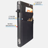 Sei G portacarte safe magnetic nero con custodia in pelle nera
