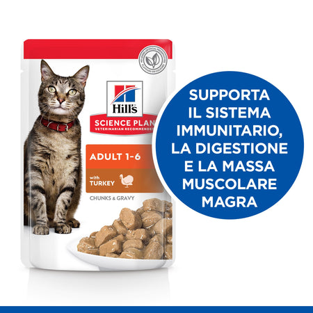 Hill's Mantenimento umido Gatti Adulti tacchino 85 gr