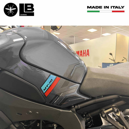 Adesivi 3D protezioni laterali serbatoio compatibili con Yamaha MT-10 SP 2022-23