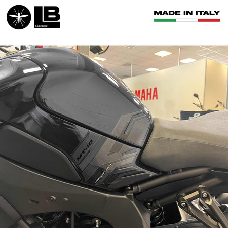 Adesivi 3D protezioni laterali serbatoio compatibili con Yamaha MT-10 SP 2022-23
