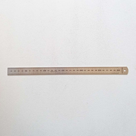 FF Group 30cm righello flessibile in acciaio inox misurazione metrica con tabella di conversione