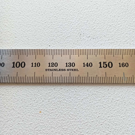 FF Group 100cm righello flessibile in acciaio inox misurazione metrica con tabella di conversione