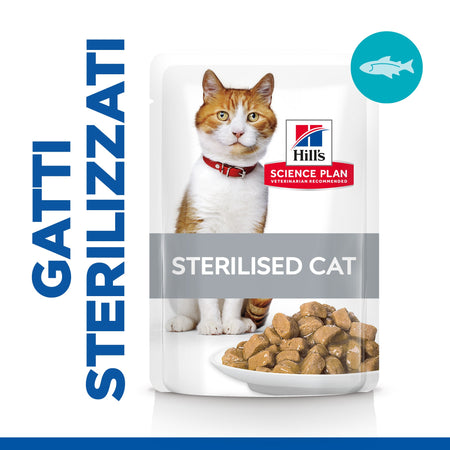 Hill's Sterilised umido Gatti Adulti trota 85 gr