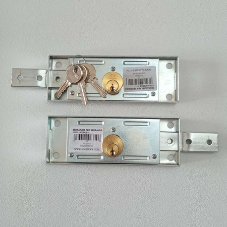 Facchinetti coppia di serrature laterali destra e sinistra con chiavi uguali