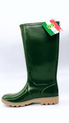 SPECIAL GOMMA Stivali al ginocchio uomo verdi