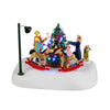 Scena animata per villaggio di Natale Rockin' Around The Christmas Tree in Resina