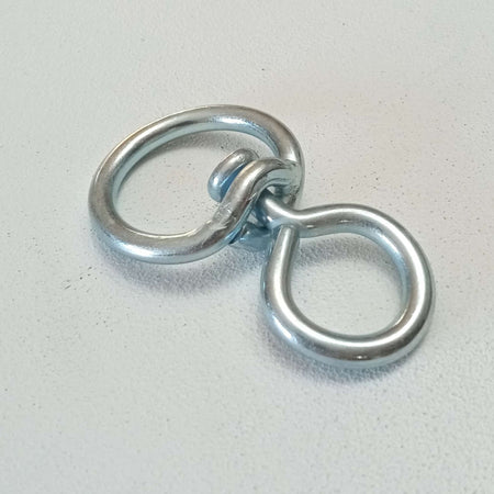 Givolare girello 8mm tipo abruzzo a due anelli