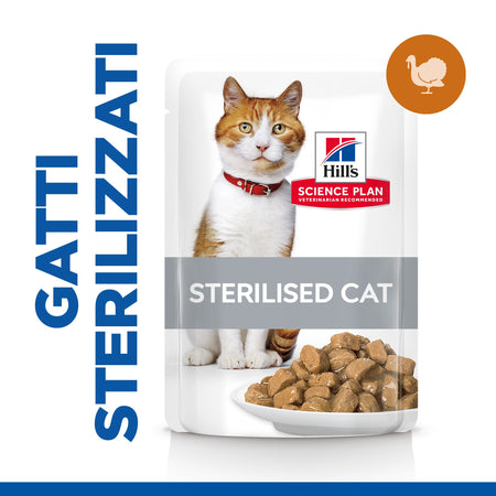 Hill's Sterilised umido Gatti Adulti tacchino 85 gr