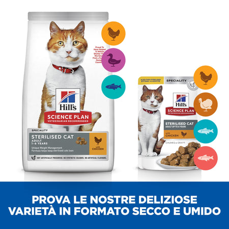 Hill's Sterilised umido Gatti Adulti tacchino 85 gr