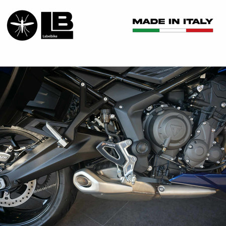 Adesivi 3D Protezioni Battitacco compatibili con Triumph Tiger 660 Sport