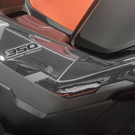 Adesivi 3D Protezioni Boomerang laterali compatibili con Honda ADV350 2022-2023