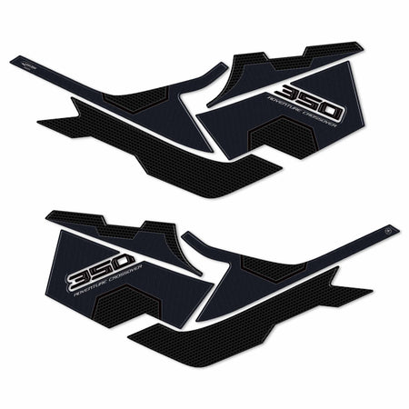Adesivi 3D Protezioni Boomerang laterali compatibili con Honda ADV350 2022-2023