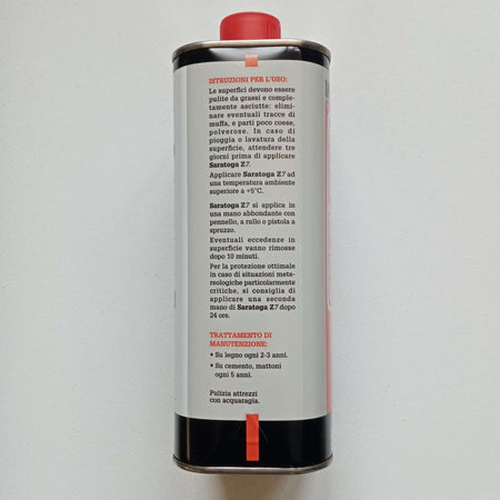 Saratoga Z7 1lt idrorepellente impermeabilizzante traspirante per cemento mattoni laterizi legno