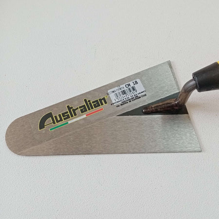 Australian cazzuola da 18cm a punta tonda da muratore impugnatura antiscivolo