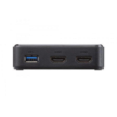 ATEN UH3233 Cablato USB 3.2 Gen 1 [3.1 Gen 1] Type-C Nero (ATEN UH3233 - minidock - USB-C - 2 x H)