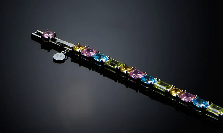 CHIARA FERRAGNI - BRACCIALE TENNIS PRINCESS RAINBOW