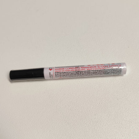 Paint pennarello colore nero punta grossa indelebile coprente permanente su ogni superficie