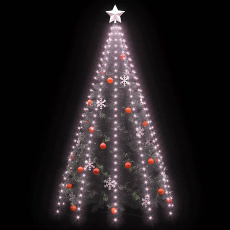 Mantello Natalizio Rete di Luci per Albero di Natale con 300 LED 300 cm