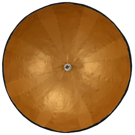 Lampada Lampdario a Sospensione Nera e Oro Diametro 70 cm E27