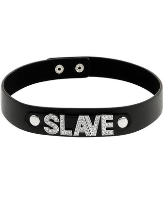 Coquette - Collare Choker Slave Nero
