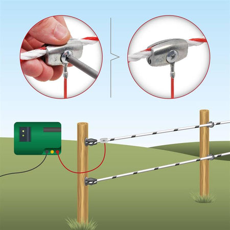 Cavo di collegamento per cavo con morsa stringi corda 150 cm