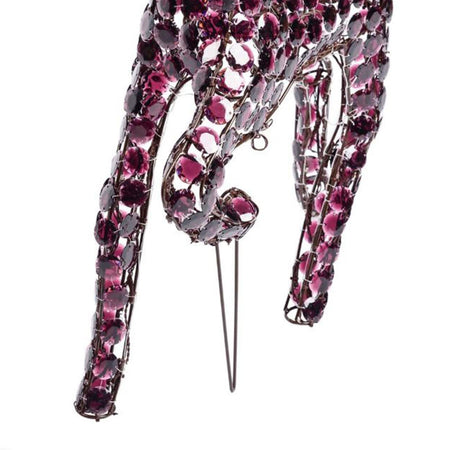 Renna a led marrone luce calda h 85 cm per esterno natale decorazione natalizia