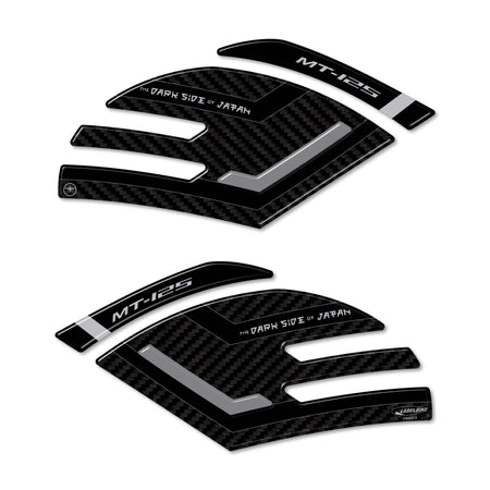 Adesivi 3D Protezioni Laterali serbatoio compatibili con Yamaha Mt125 2020-2023