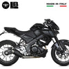 Adesivi 3D Protezioni Laterali serbatoio compatibili con Yamaha Mt125 2020-2023