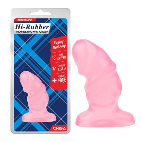 Mini Dildo Butt Plug Dildo Anale Fallo Rosa con ventosa 9,2 cm