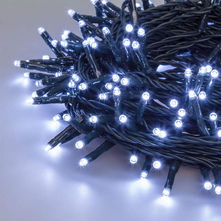 Luci di natale catena led "Minicluster" per interno ed esterno addobbi natalizi Ø 5 mm