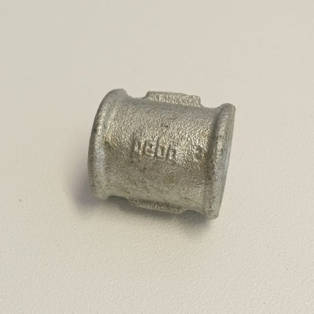 Raccordo FF 1''+1/2 manicotto giunzione di ghisa zincata malleabile