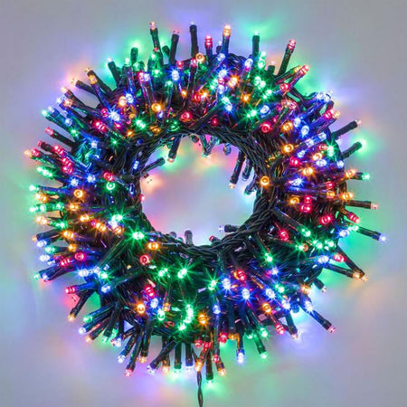 Luci di natale catena led "Minicluster" per interno ed esterno addobbi natalizi Ø 5 mm