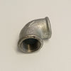 Raccordo FF 1''+1/2'' gomito zincato curva di ghisa malleabile