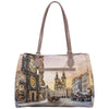 YNot borsa a spalla ASTRO CLOCK linea YESBAG YES594F6