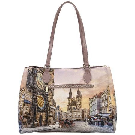 YNot borsa a spalla ASTRO CLOCK linea YESBAG YES594F6