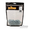 Set di Viti a Scomparsa Filettate Zincate 8x1-1/2 Testa a Rondella Triton Triton