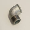 Raccordo MF 1''+1/2'' gomito zincato curva di ghisa malleabile
