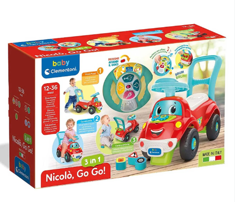 Clementoni - Nicolò Go Go 3 in 1 - 17747