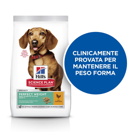 Hill's Perfect Weight secco Cane Adulto Mini pollo 1,5 kg