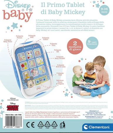 Il Primo Tablet di Baby Mickey - Clementoni - 17667