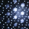 Proiettore natalizio led nevicata fiocco di neve natale disegno movimento luce fredda esterno