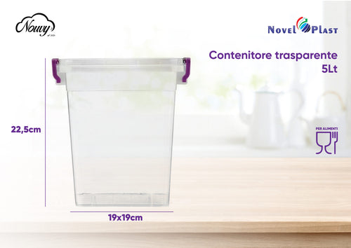 Contenitore Trasparente 5 LT