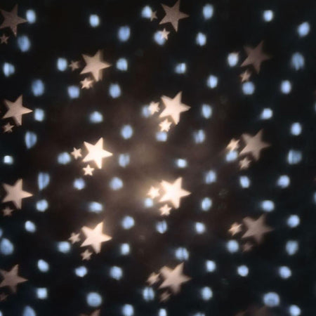 Proiettore natalizio led nevicata fiocco di neve natale disegno movimento luce fredda esterno